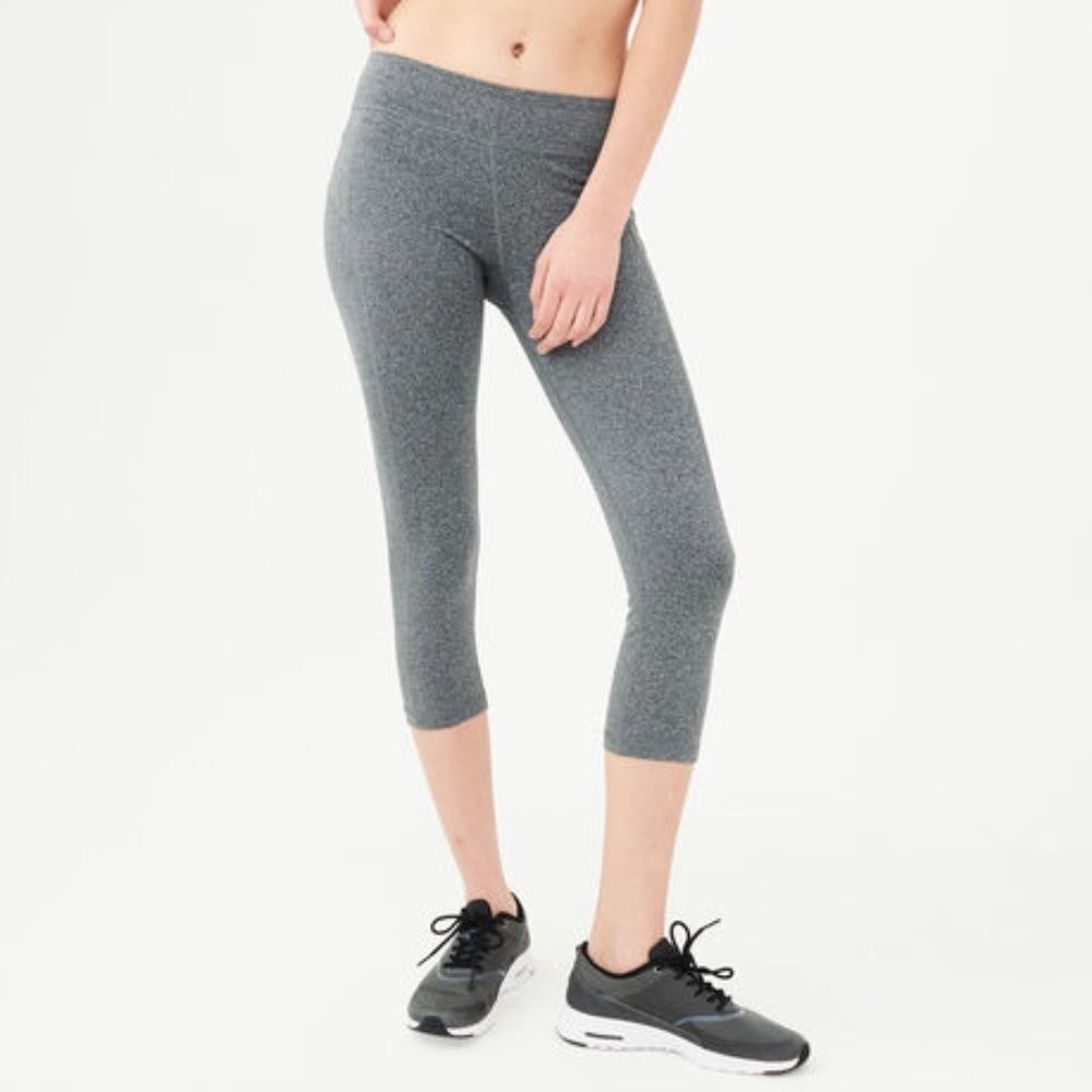 Aeropostale Best Booty Ever Leggings Live Love Dream  Capri Heathered Gray Small